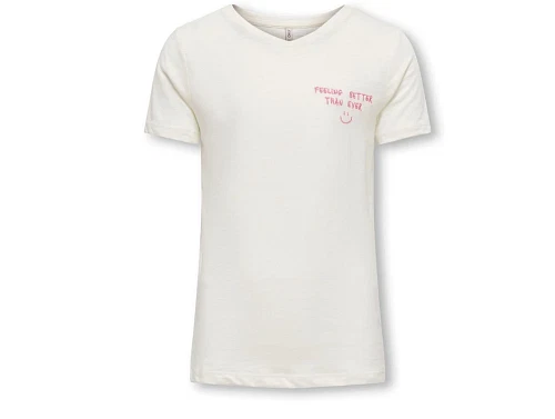 Kids ONLY cloud dancer/better v-neck t-shirt
